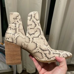 Steve Madden Snakeskin bootie